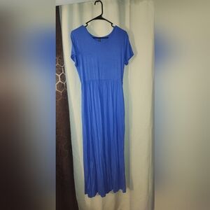 Chic Blue Maxi Dress